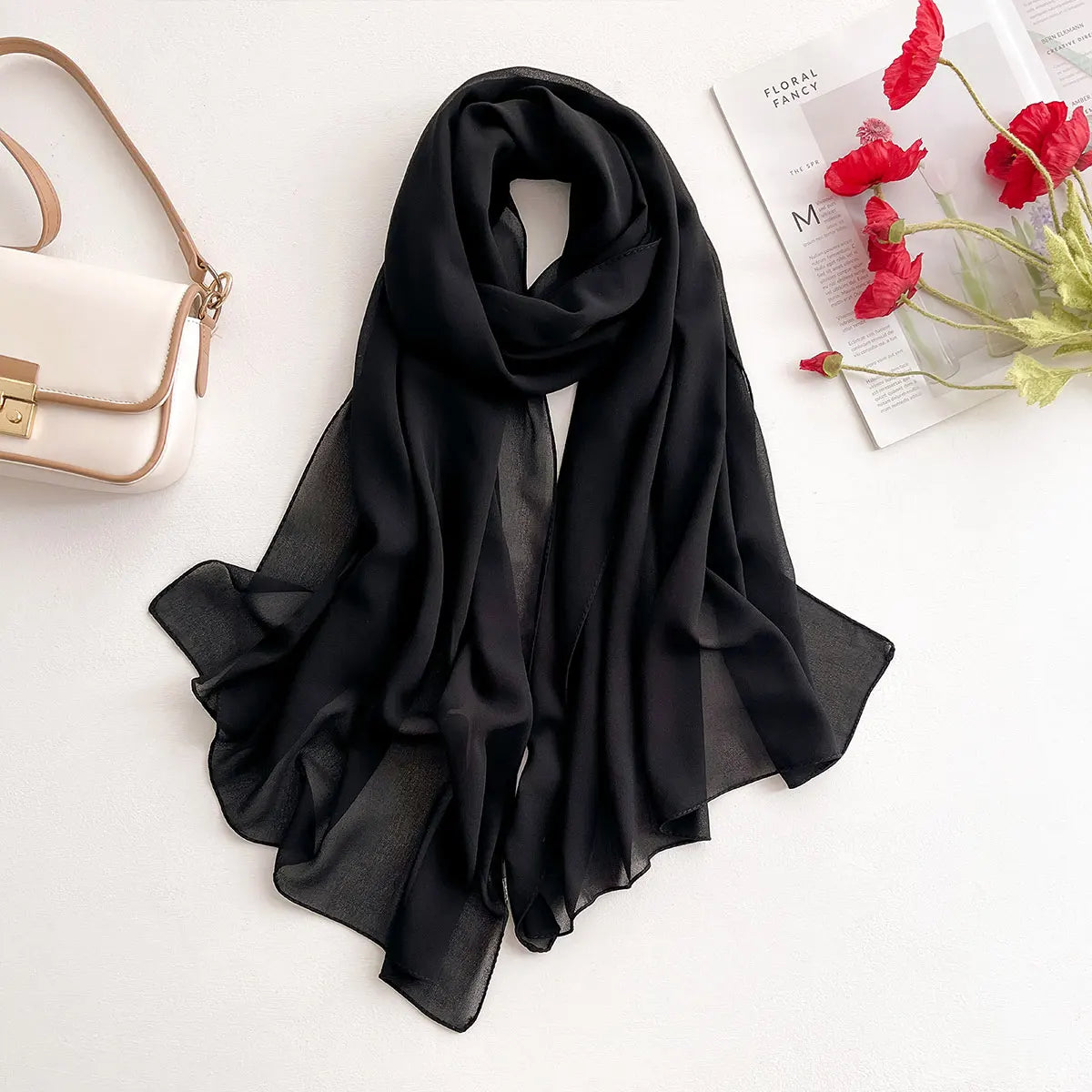 Premium Chiffon Hijab – Lätt & Elegant Sjalscarf