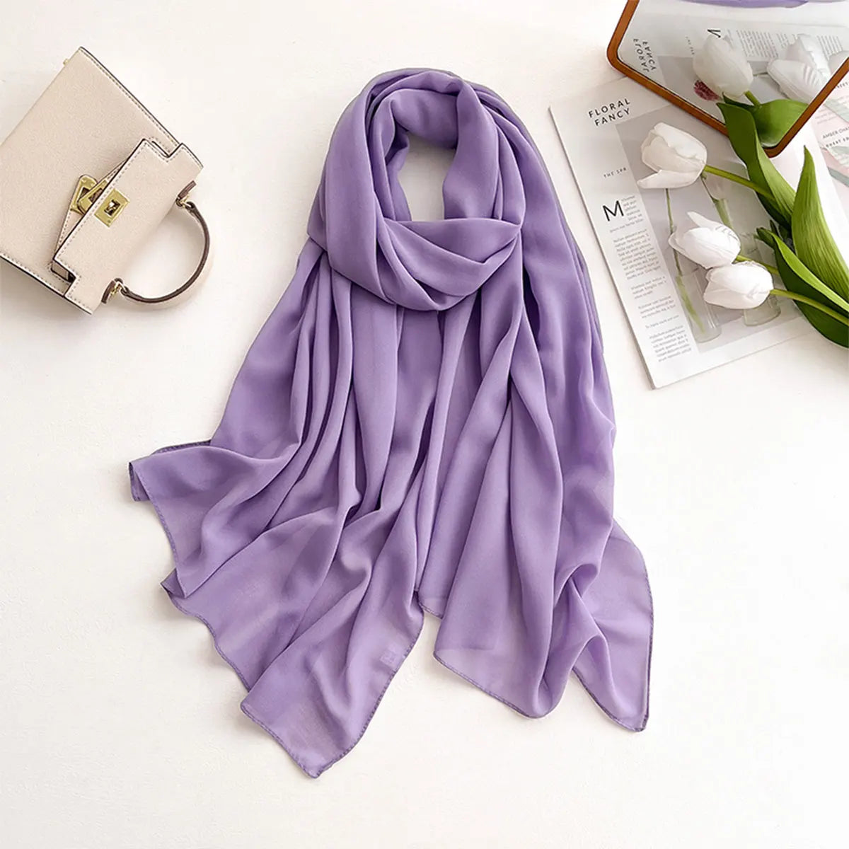 Premium Chiffon Hijab – Lätt & Elegant Sjalscarf