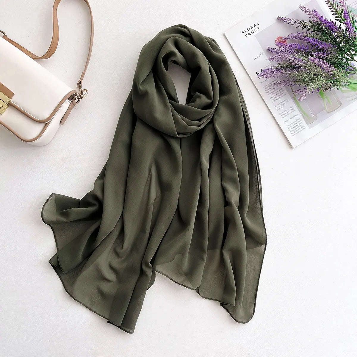 Premium Chiffon Hijab – Lätt & Elegant Sjalscarf