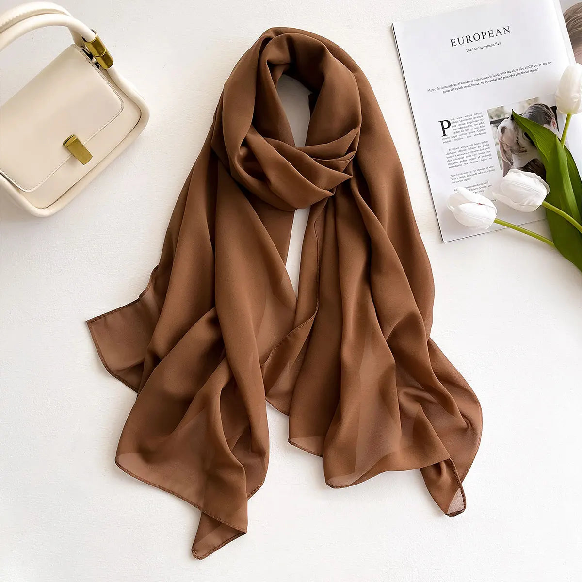 Premium Chiffon Hijab – Lätt & Elegant Sjalscarf