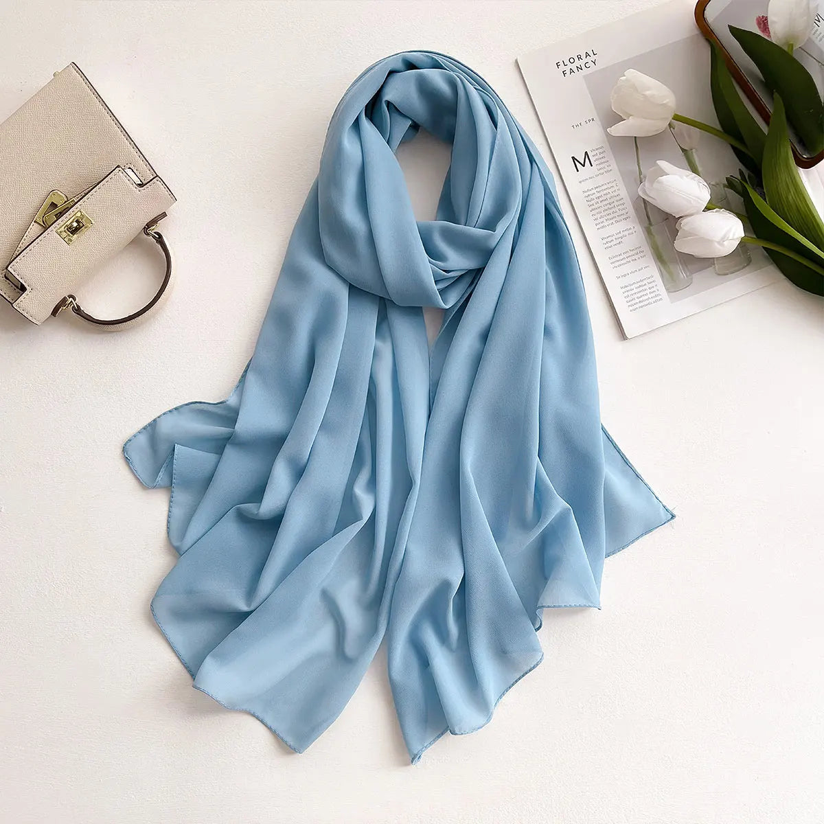 Premium Chiffon Hijab – Lätt & Elegant Sjalscarf