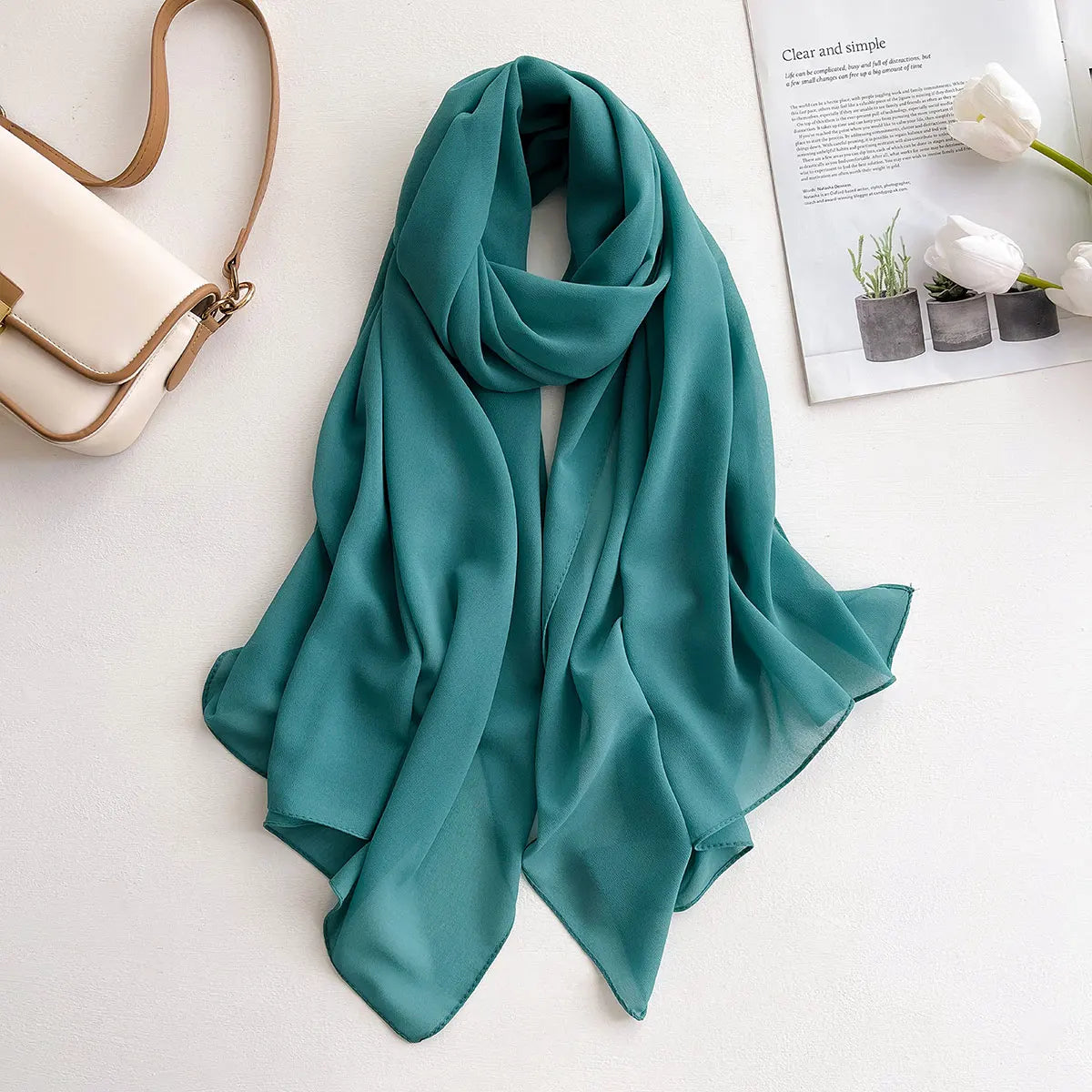 Premium Chiffon Hijab – Lätt & Elegant Sjalscarf