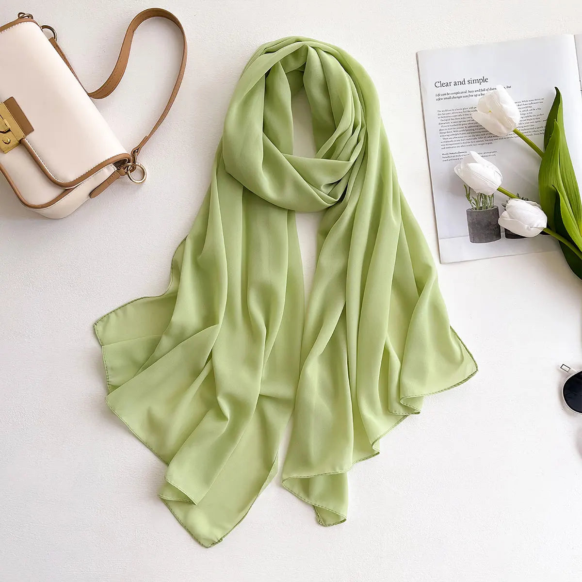 Premium Chiffon Hijab – Lätt & Elegant Sjalscarf