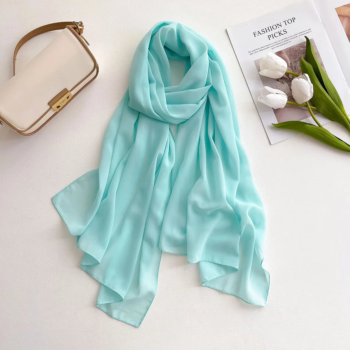 Premium Chiffon Hijab – Lätt & Elegant Sjalscarf